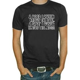 A Good Lawyer T-Shirt (Mens Black)