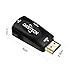 1080p HDMI Male to VGA Female Video Converter Adapter with 3.5 mm audio cable for PC, TV, Laptops, and Other HDMI Devices