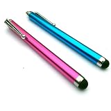 Hi-Tech Dealz® 2 Pack of Stylus (Pink Blue) Universal Touch Screen Capacitive Pen for Samsung Tablet PC / Cell Phone / Smartphone : Samsung Galaxy 551, Samsung Galaxy A, Samsung Galaxy Ace 2, Samsung Galaxy Ace Duos I589, Samsung Galaxy Ace Plus S7500, Samsung Galaxy Ace S5830, Samsung Galaxy Ace S5830i, Samsung Galaxy Attain 4G, Samsung Galaxy Fit S5670, Samsung Galaxy Gio S5660, Samsung Galaxy M Pro B7800, Samsung Galaxy M Style M340S, Galaxy mini 2 S6500, Galaxy Mini S5570