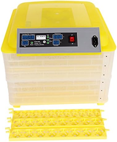 MountainNet Automatic 96 Digital Clear Egg Incubator Hatcher Temperature Control Fully Turning