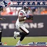HOUSTON TEXANS 2009 NFL Monthly 12" X 12" WALL CALENDAR
