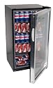 Haier HC125FVS - 125-Can Beverage Center, Black