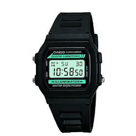 Casio W-86-1VQES Men's Digital Resin Strap Watch