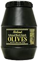 Roland Colossal Black Greek Olives, 4 lb. 6 oz. Dry Weight Plastic Container
