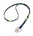 Vera Bradley Zip Id Case and Lanyard in Indigo Pop