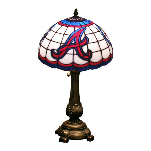 MLB Atlanta Braves Tiffany Table Lamp