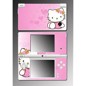 Hello Kitty Pink Cute Princess game Skin #5 for Nintendo DSi