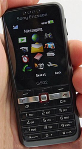 GSM :G502 CHAMPAGNE BLACK - SIM FREE (NOT ex-network unlocked) - GENUINE UK MODEL (Non Grey Import - Genuine Sony Ericsson UK Stock sourced) - 2 mega pixel Camera with Music Player