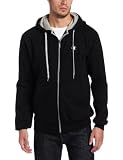Image of Champion Men's Champion Eco Fleece Full Zip Hoodie, Black, X-Large
