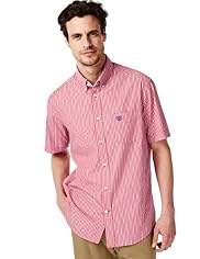 Blue Harbour Pure Cotton Double Striped Shirt