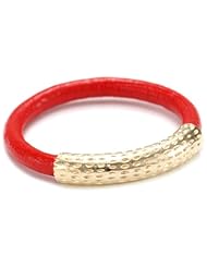 by boe Red Leather Ring, Size 7.5