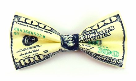 0 Dollar Bill Band Bowties