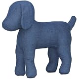 Teafco Cleo Blue Denim Dog Mannequin, Standing