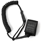 Tactical Pistol Lanyard, Coil Black