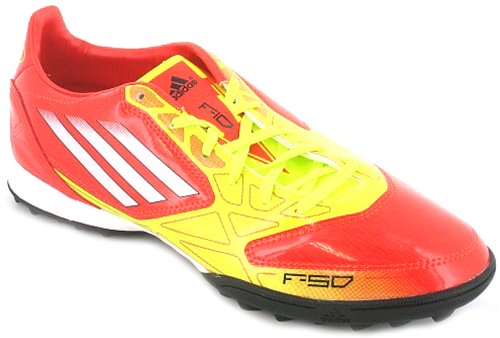 New Mens/Gents Orange Adidas Lightweight Football Boots/Trainers. - Orange/Yellow - UK 9