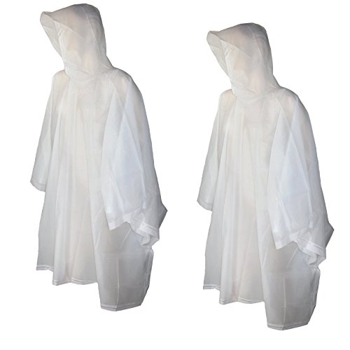 Totes Raines Children's Rain Poncho 2 Pack (Clear)