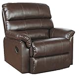 IMAGE OF Body Balance System Harmonic Massage Leather Recliner (Brown)