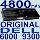 4800mAh 53WH GENUINE Dell Battery for Inspiron 6000 , 9200 , 9300 , 9400 , XPS-M170 ORIGINAL Laptop / Notebook