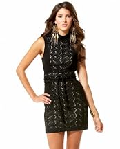 Sexy Stretch Twill Lace Dress
