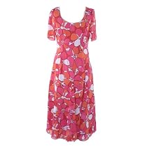 Gina Bacconi Fuschia Summer Dress - Size 12