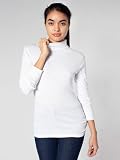 American Apparel Sheer Rib Long Sleeve Turtleneck