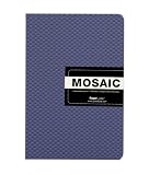 Grandluxe Violet Mosaic Leatherette Journal, 128 Sheets, 8.25 x 5.875-Inches (310547)