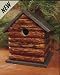 Adventure Marketing Log Cabin Birdhouse