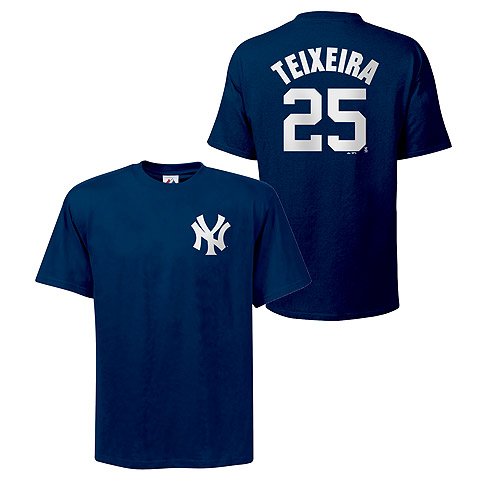 New York Yankees Mark Teixeira Big and Tall Jersey T-Shirt - 3XL