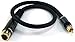 Monoprice XLR Female to RCA Male Cable - 1.5 Feet - Black With E21Gold Plated Connectors | 16AWG Shielded Twisted Pair Oxygen-Free Copper Braid Conductors - Premier Series