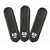 HP 4 GB USB 2.0 Flash Drive 3-Pack P-FD4GBX3-HPV100W-FS (Black)