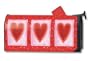 MailWraps Heart Art Valentine's Magnetic Mailbox Cover