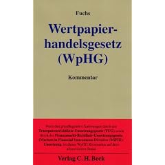 Wertpapierhandelsgesetz (WpHG): Kommentar