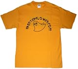 Haunted Flower Logo Mens Tee, Yellow