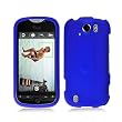 HTC myTouch 4G Slide (T-Mobile) Rubberized Snap On Protector Hard Case, Blue