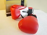 Boxing Bag Gloves in Vinyl 4oz RED
