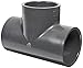 Spears 801 Series PVC Pipe Fitting, Tee, Schedule 80, 1
