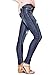 GUESS Women's Sienna Curvy Skinny Jeans in Dark Destroy Wash