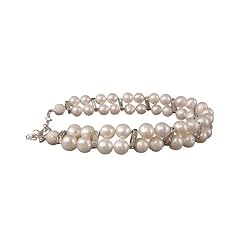 Double Strand Pearl Pet Necklace - 6 in.