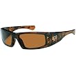 Fox Racing The Condition Men's Sportswear Sunglasses w/ Free B&F Heart Sticker Bundle - Tortoise/Dark Bronze
