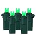 15 Battery Operated 8 Function Green LED Wide Angle Christmas Lights Green Wire