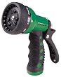 Dramm 9 Pattern Revolver Green Garden Hose Nozzle #10-12704