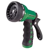 Dramm 9 Pattern Revolver Green Garden Hose Nozzle #10-12704 by DRAMM