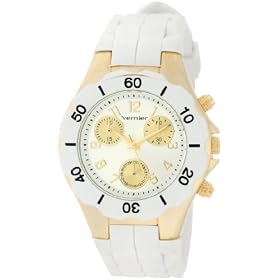 rip curl watches Vernier Womens VNR6052WHT Round Silicon Stra