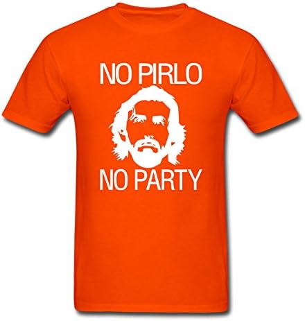 Men's No Pirlo No Party Andrea Juventus T-Shirt New