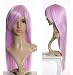 Cosplayland C512 - 80cm Straight Heat-Resistant Party Theater Wig - light Purple