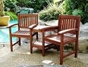 Hardwood 1600mm Companion Seat