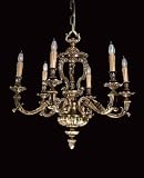 Savoy House Lighting - 1-532-6-49 - Mazzarino / Louis Xiv 6 Light Chandelier - Art Nouveau Finish