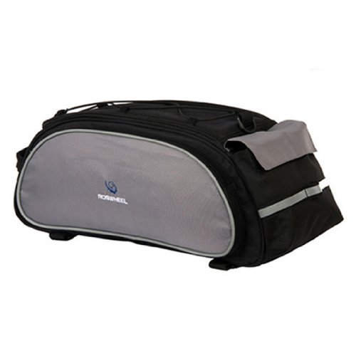 New Multi function Bicycle Bag Bike Rear Seat Carrier Basket Rack Pannier 13L On Sale