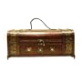 True Fabrications Guilded Chest Wood Wine Box 2-Bottle Wine Holder