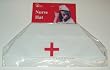 Candy Striper Naughty Nurse Hat with Red Cross Role Play